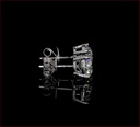 4.12 Cts 14k White Gold Old European Brilliant Shape Studs Earring - Image 4