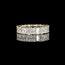5.91 Cts 14k Yellow Gold Radiant Shape Eternity Band Eternity Band - Video