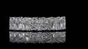 4.49 Cts 14k White Gold Radiant Shape Eternity Band Eternity Band - Video
