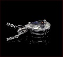 2.35 Cts 14k White Gold Pear Shape Pendant Pendant - Image 2
