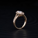 1.44 Cts 14k Yellow Gold Marquise Shape Split Shank Ring - Image 3