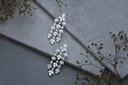 15.3 Cts 14k White Gold Mix Shape Special Earring - Image 2