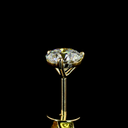 0.48 Cts 18k Yellow Gold Round Shape Martini Earring - Image 4