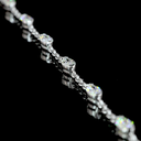 5.19 Cts 14k White Gold Mix Shape Special Necklace - Image 2