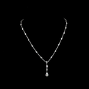 5.19 Cts 14k White Gold Mix Shape Special Necklace - Video