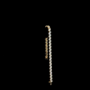 7.84 Cts 14k Yellow Gold Pear Shape Tennis Bracelet - Image 3