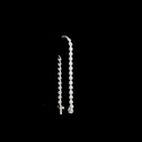 6.76 Cts 14k White Gold Round Shape Tennis Bracelet - Image 3