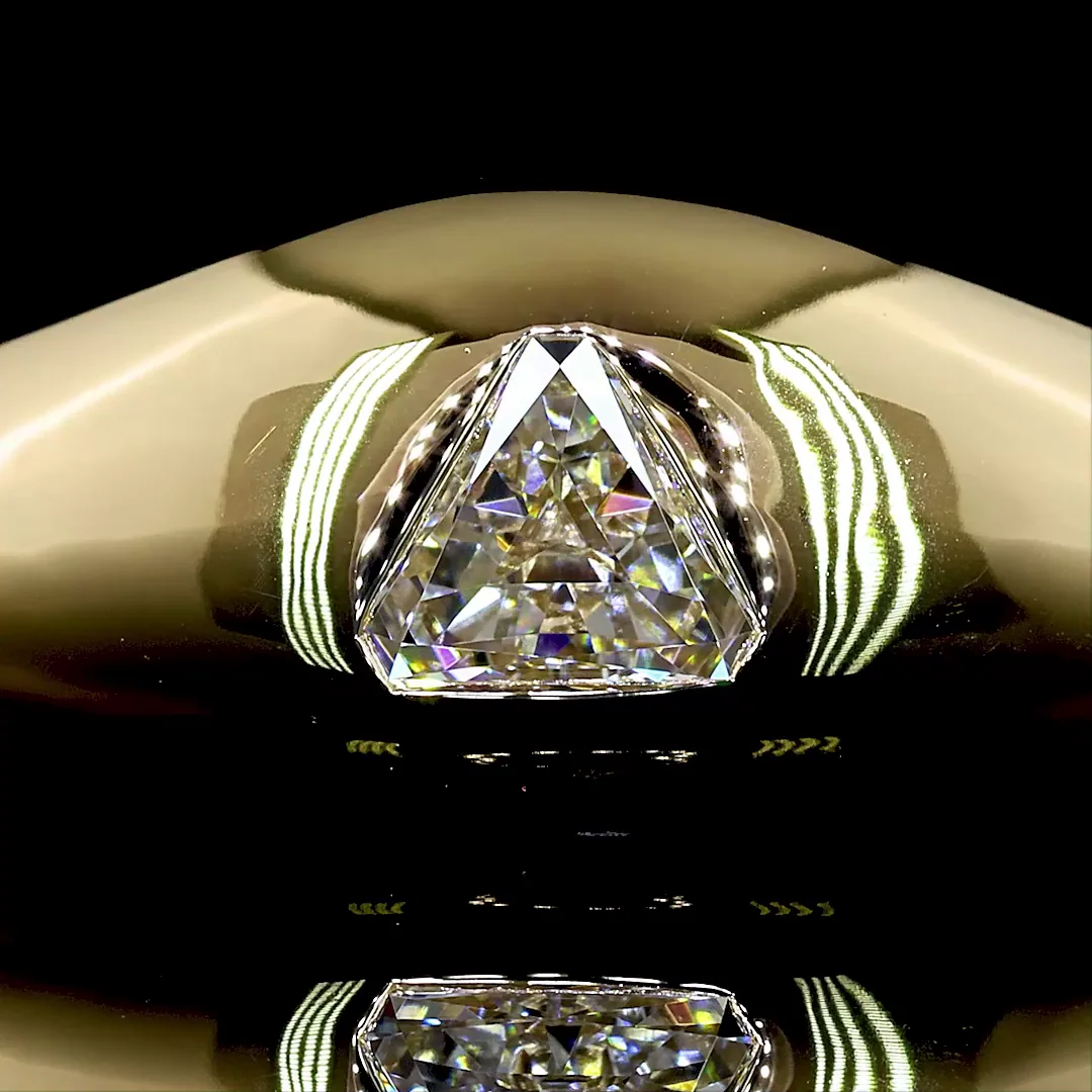 3.48 Cts 14k Yellow Gold Round Shape Special Eternity Band - Image 3