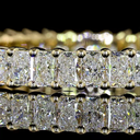 1.78 Cts 14k Yellow Gold Radiant Shape Eternity Band Eternity Band - Image 3