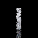 2.13 Cts 14k White Gold Mix Shape Eternity Band Eternity Band - Image 4
