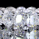 7.36 Cts 14k White Gold Cushion Brilliant Shape Eternity Band Eternity Band - Image 3