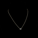 1.06 Cts 14k Yellow Gold Emerald Shape Solitaire Pendant - Image 4