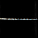 0.93 Cts 14k Yellow Gold Round Shape Tennis Bracelet - Image 2