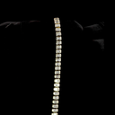 11 Cts 14k Yellow Gold Radiant Shape Tennis Bracelet - Image 4