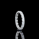 1.89 Cts 14k White Gold Radiant Shape Eternity Band Eternity Band - Image 4