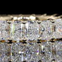 3.99 Cts 14k Yellow Gold Radiant Shape Eternity Band Eternity Band - Image 3