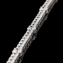 4.31 Cts 14k White Gold Round Shape Station Line Tennis Bracelet - Image 3