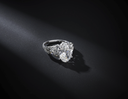 6.45 Cts 14k White Gold Oval Shape Special Ring - Image 2