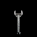 0.81 Cts Platinum Round Shape Hidden Halo Ring - Image 4