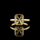 0 Cts 14k Yellow Gold Shape Solitaire Ring - Video
