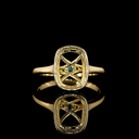 0 Cts 18k Yellow Gold Shape Special Ring - Video