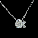 2.18 Cts 14k White Gold Mix Shape Pendant Pendant - Image 3