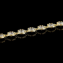 4.09 Cts 14k Yellow Gold Round Shape Tennis Bracelet - Image 2