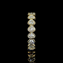 2.53 Cts 14k Yellow Gold Heart Shape Eternity Band Eternity Band - Image 2