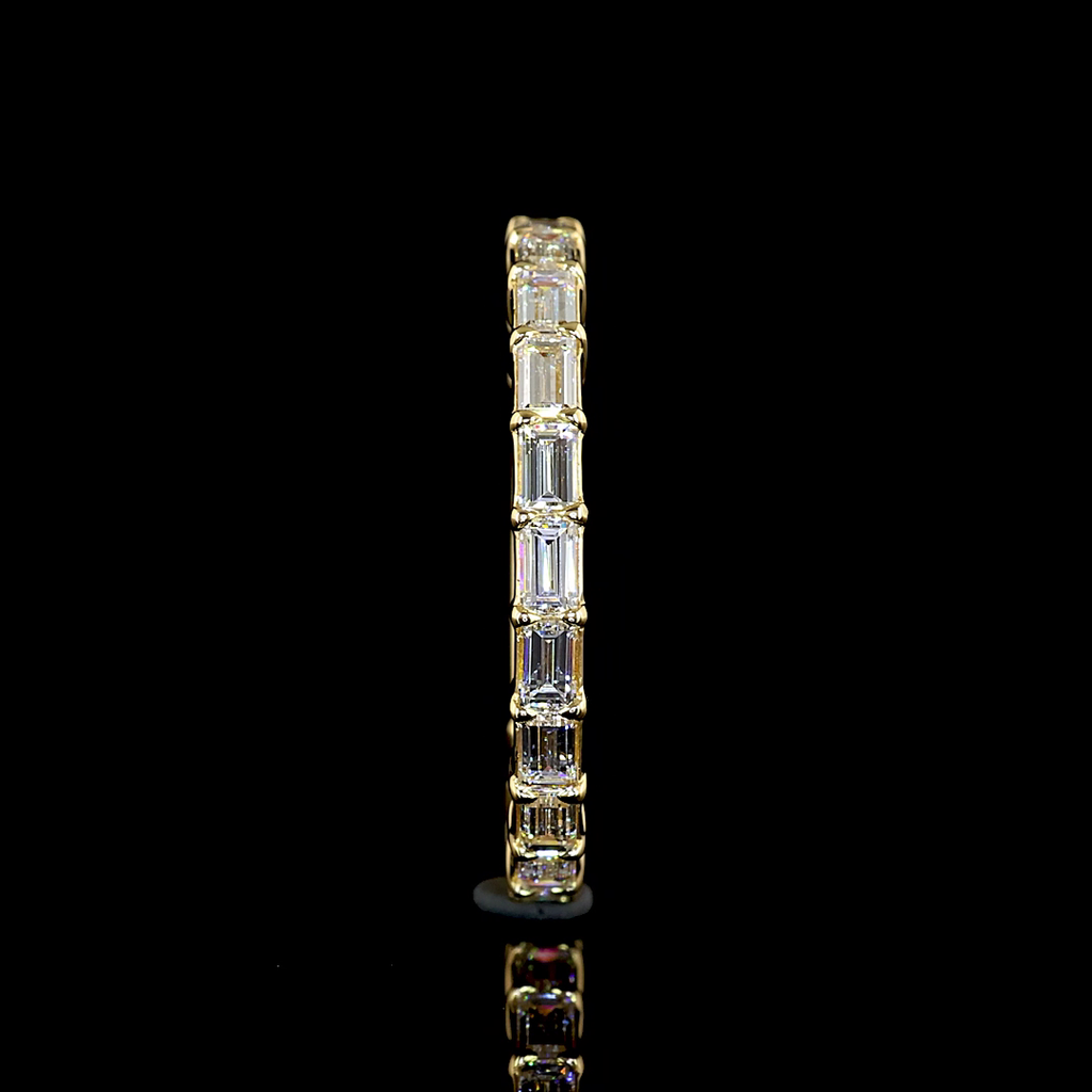 2.07 Cts 14k Yellow Gold Radiant Shape Eternity Band Eternity Band - Image 2