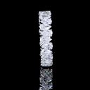 2.62 Cts 14k White Gold Pear Shape Eternity Band Eternity Band - Image 2