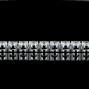 11.24 Cts 14k White Gold Round Shape Tennis Necklace - Image 4
