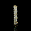 1.6 Cts 14k Yellow Gold Pear Shape Half Eternity Eternity Band - Image 2