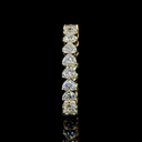 2.31 Cts 14k Yellow Gold Heart Shape Eternity Band Eternity Band - Image 2