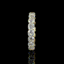 4.5 Cts 14k Yellow Gold Square Cushion Brilliant Shape Eternity Band Eternity Band - Image 4