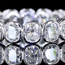 2.15 Cts 14k White Gold Cushion Brilliant Shape Eternity Band Eternity Band - Image 3