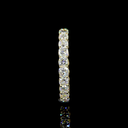 2.21 Cts 14k Yellow Gold Square Cushion Brilliant Shape Eternity Band Eternity Band - Image 4