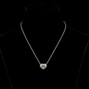 5.05 Cts 18k Yellow Gold Heart Shape Solitaire Pendant - Video