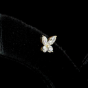 1.22 Cts 14k Yellow Gold Mix Shape Studs Earring - Image 2