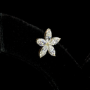 3.18 Cts 14k Yellow Gold Marquise Shape Studs Earring - Image 2