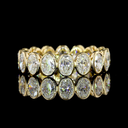 3.03 Cts 14k Yellow Gold Oval Shape Eternity Band Eternity Band - Video