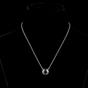 7.14 Cts 14k White Gold Round Shape Solitaire Pendant - Video