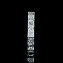 3.39 Cts 14k White Gold Radiant Shape Eternity Band Eternity Band - Image 2