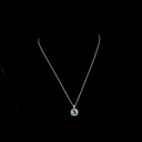 2.95 Cts 14k White Gold Cushion Modified Shape Halo Pendant - Video