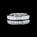 1.94 Cts 14k White Gold Baguette Shape Eternity Band Eternity Band - Video