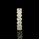 3.78 Cts 14k Yellow Gold Oval Shape Eternity Band Eternity Band - Image 2
