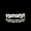 1.59 Cts 14k Yellow Gold Oval Shape Half Eternity Eternity Band - Video