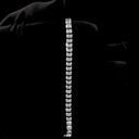 11.15 Cts 14k White Gold Radiant Shape Tennis Bracelet - Image 4