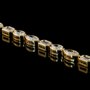 8.26 Cts 18k Yellow Gold Mix Shape Tennis Bracelet - Image 3