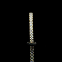 2.21 Cts 14k Yellow Gold Round Shape 3 Stones Ring - Image 4