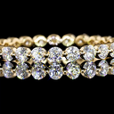 0.85 Cts 18k Yellow Gold Round Shape Eternity Band Eternity Band - Image 2